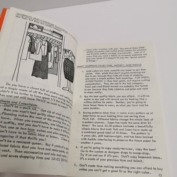 1980s Mother Pletsch's Painless Sewing Vintage Book Pattern Primer Seamstress - Picture 7 of 11